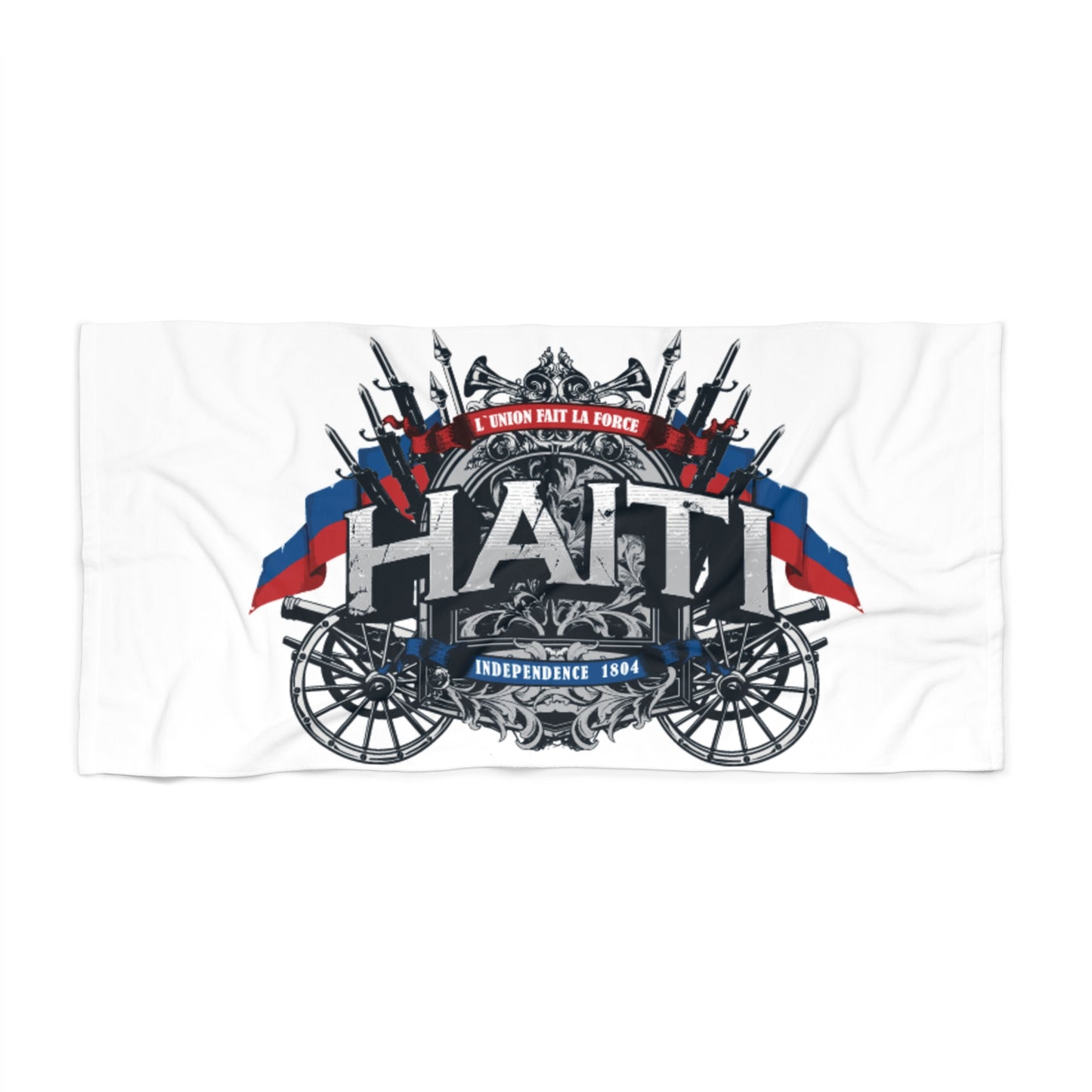 Haiti Independence Beach Towel